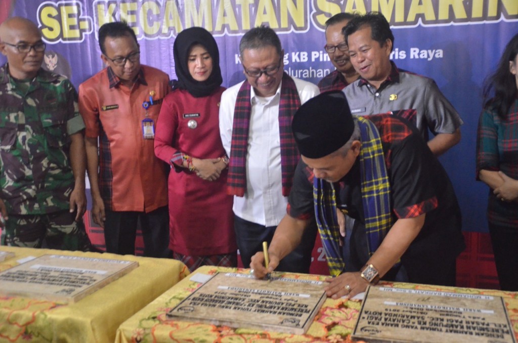 Wawali Launching Empat Kampung KB di Samarinda Kota