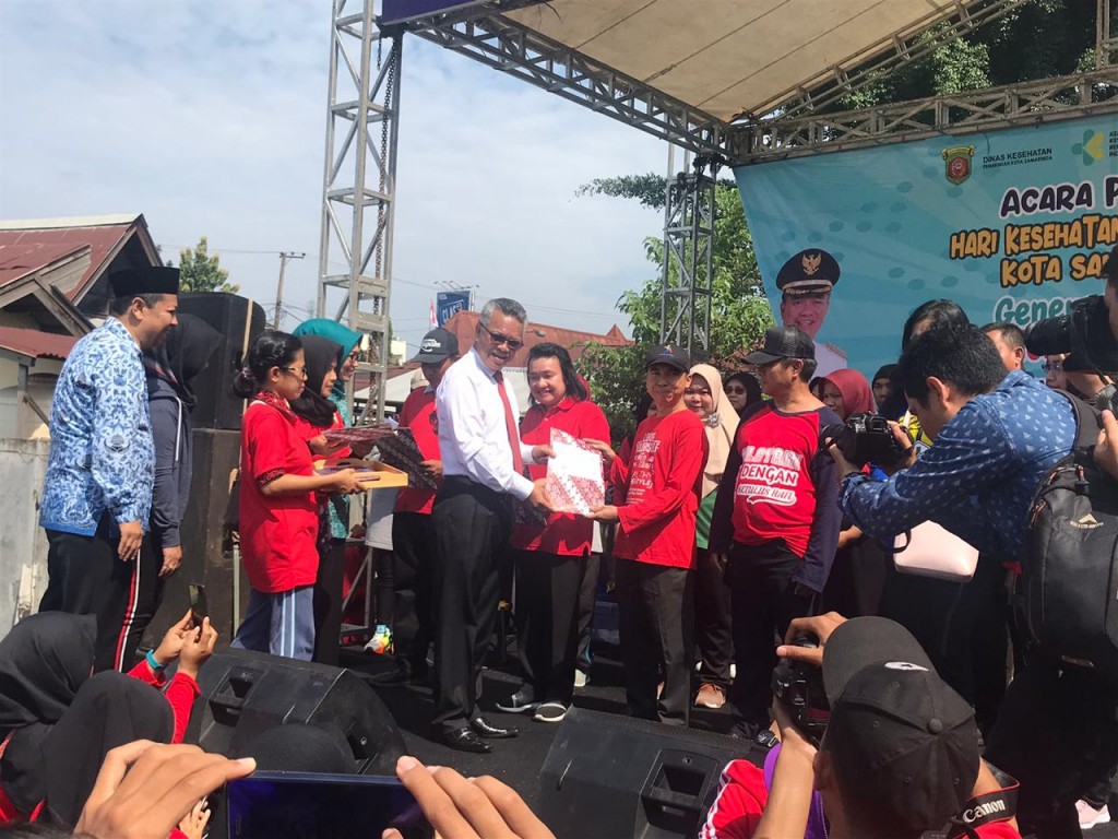 Hadiri Puncak HKN, Jaang Sebut Urusan Fasilitas Kesehatan Samarinda Paling Beruntung