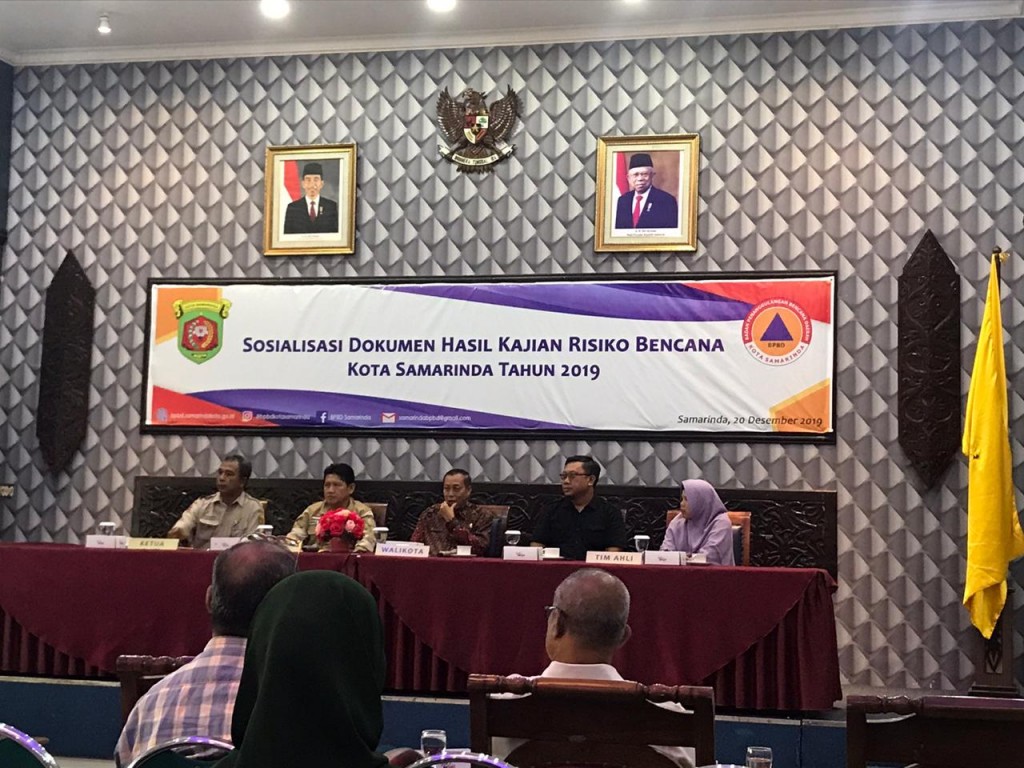 BPBD Samarinda Sosialisasikan Dokumen Hasil Kajian Resiko Bencana Kepada Camat dan Lurah
