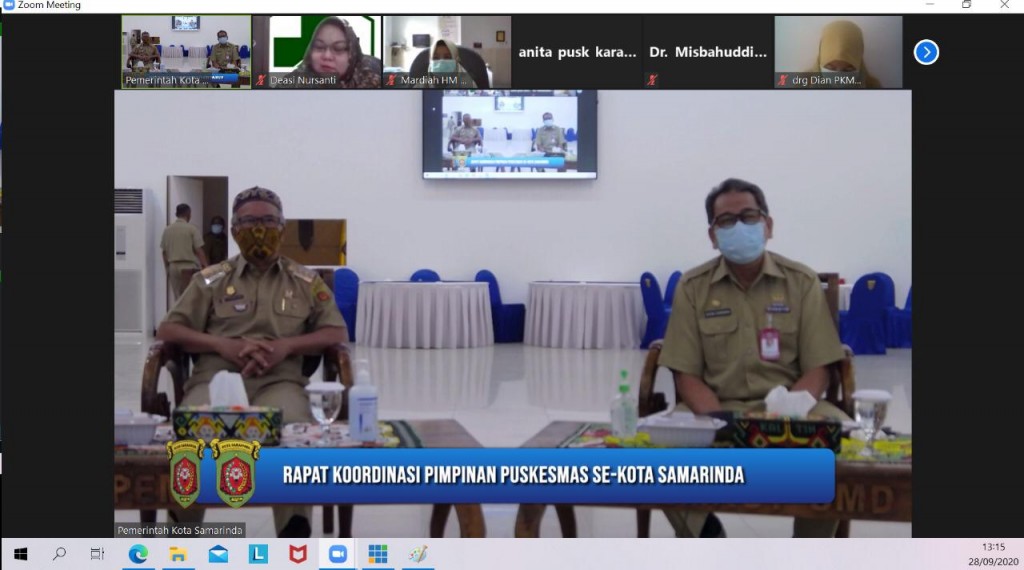 Kumpulkan Pimpus se-Samarinda Via Virtual, Jaang Minta Carikan Solusi Bagi Pasien Covid Isolasi Mandiri