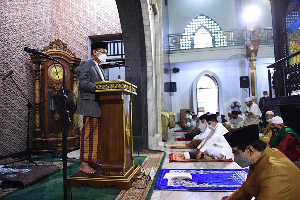 Salat Idulfitri di Masjid Raya, Wawali Ajak Dukung Samarinda Kota Pusat Peradaban