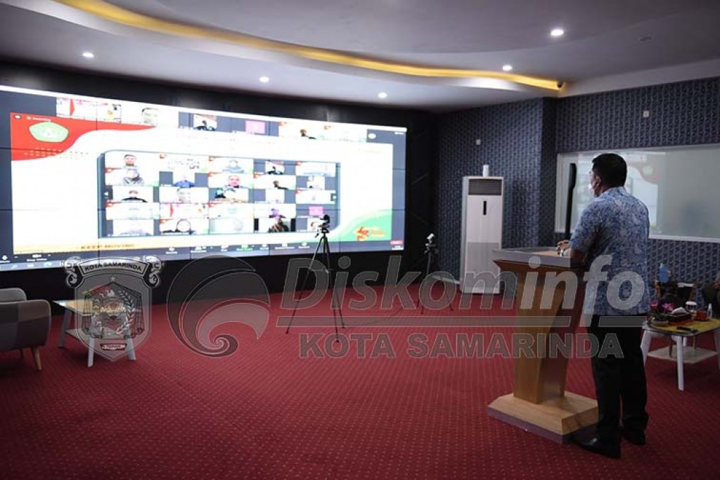Bahas Masalah Korupsi, Wali Kota Andi Harun Sempatkan Jadi Dosen Tamu Via Online