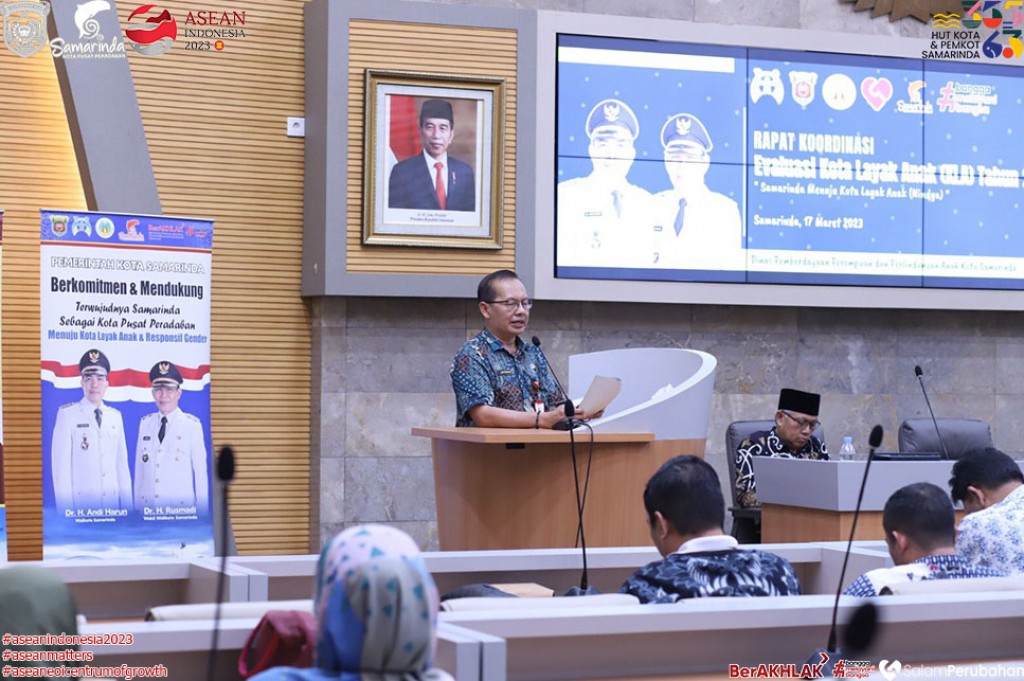 Pemkot Samarinda Kejar 300 Point untuk Raih Kategori Nindya Kota Layak Anak Tahun 2023