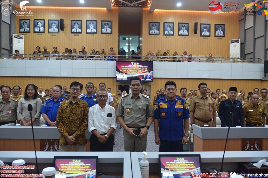 Disdamkar Gelar Presentasi Laporan Akhir Kajian Peta Resiko Kebakaran Kota Samarinda