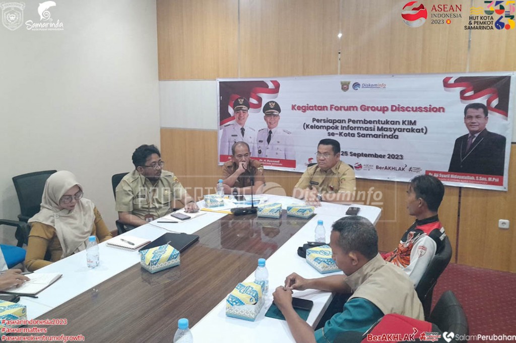 Diskominfo Samarinda Gelar FGD Persiapan Pembentukan KIM Se-Kota Samarinda