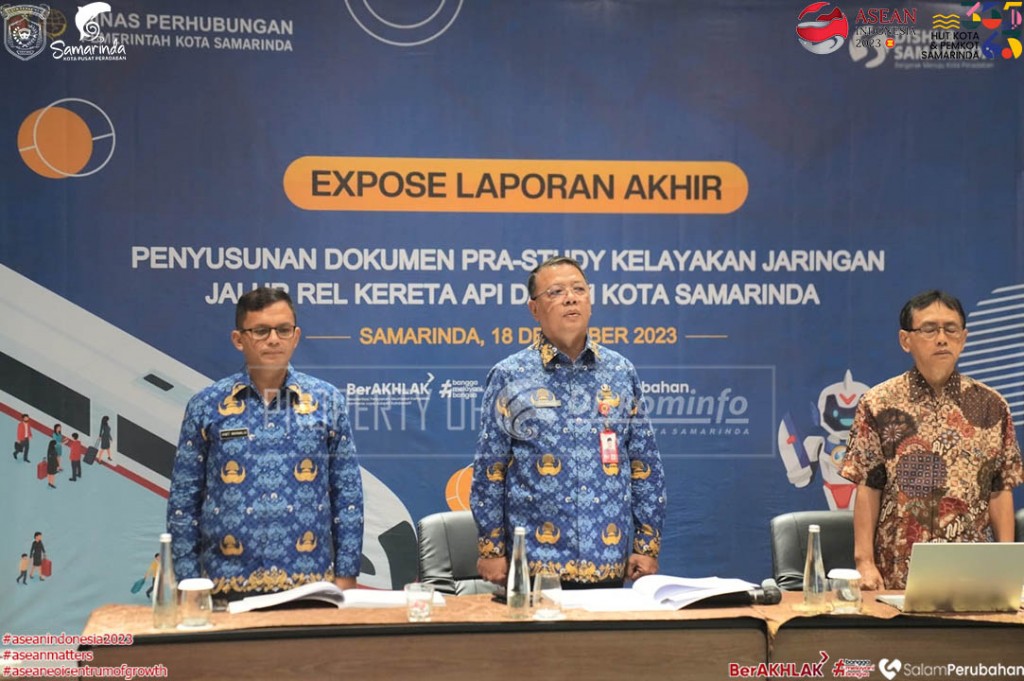 Pemkot Samarinda Kembali Kaji Dokumen Pra Study Jalur Rel Kereta Api