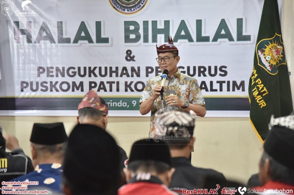 Wawali Samarinda Hadiri Pengukuhan Puskom Pati Korwil Kaltim