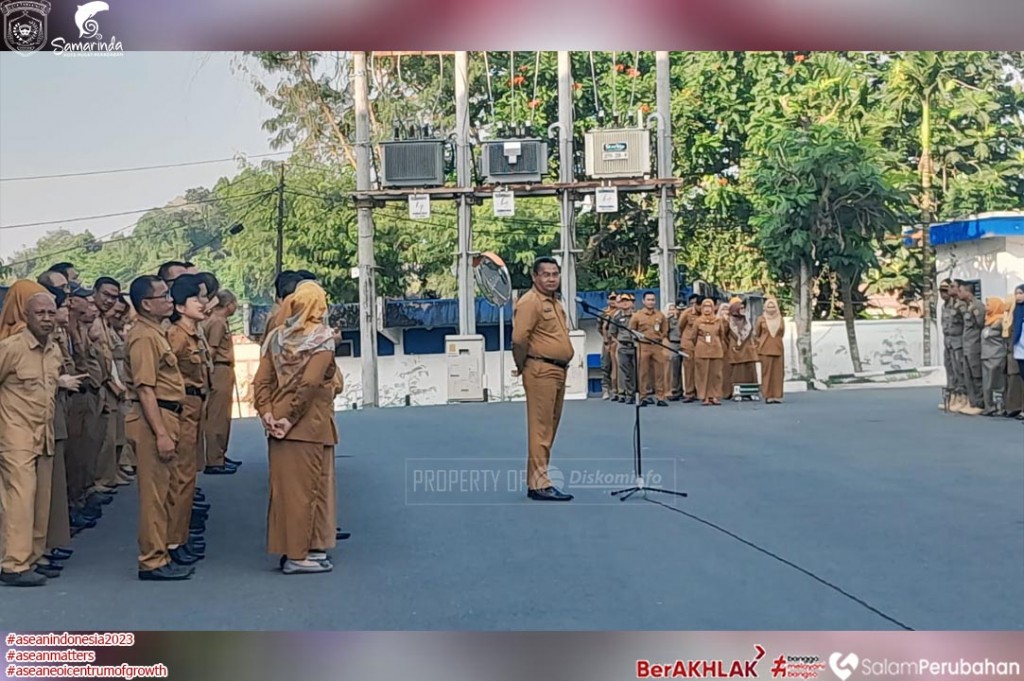 Jadi Pembina Apel Senin, Dayat Tegaskan Tugas Kominfo Melayani Kebutuhan IT Bagi OPD di Lingkungan Pemkot Samarinda