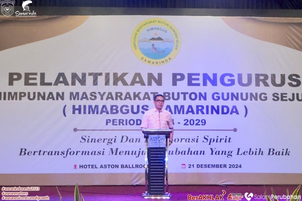 Wali Kota Samarinda Hadiri Pelantikan Pengurus Baru HIMABGUS di Hotel Aston